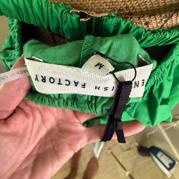 Anthropologie’s English Factory Green Scalloped Maxi Dress - Picture 7 of 10